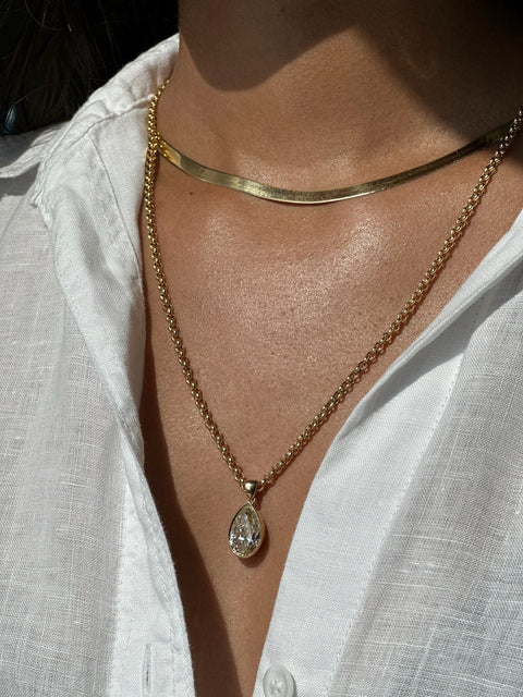 Herringbone necklace