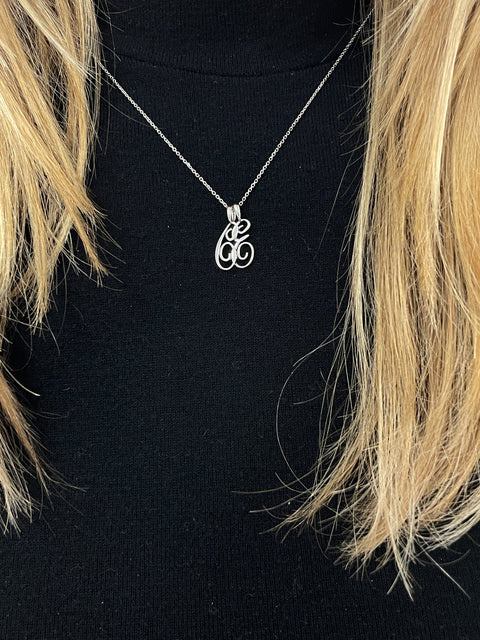 Initial necklace