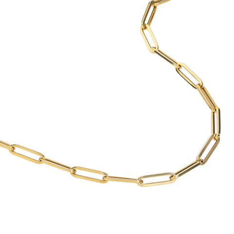 Jumbo Paperclip Chain Necklace