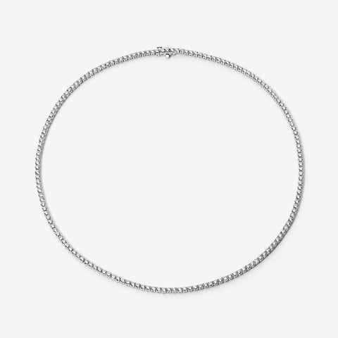 Tennis necklace, 6.7 ctw