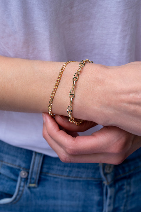 Mariner chain bracelet